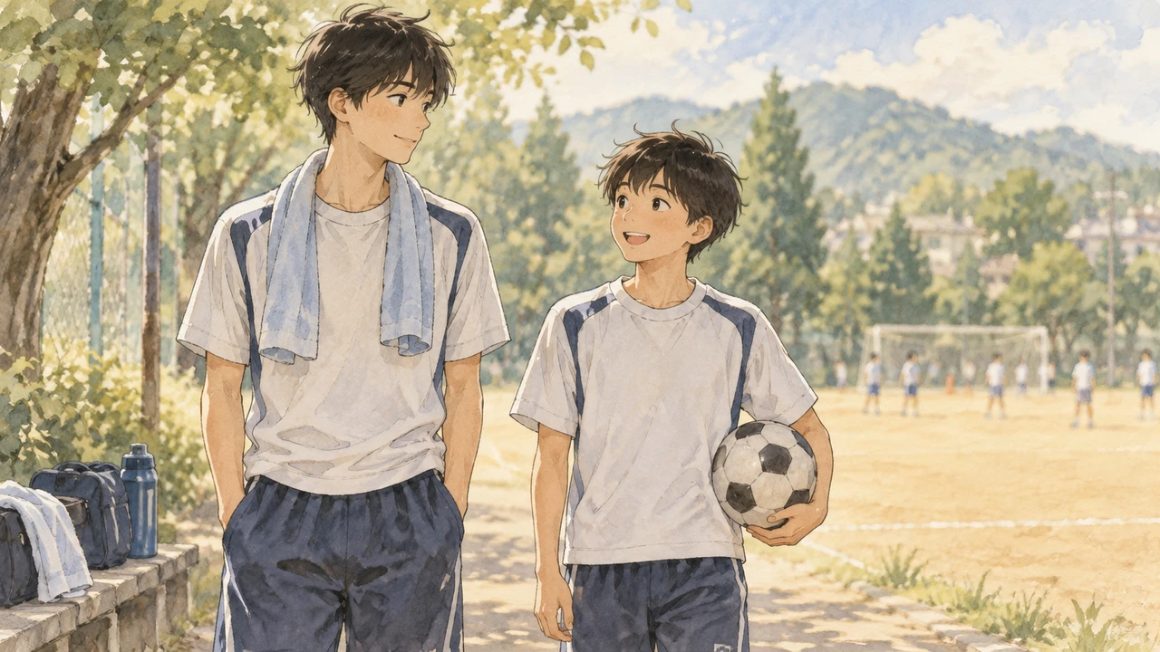 同じ年代でも体格が異なる中学生（イラスト）